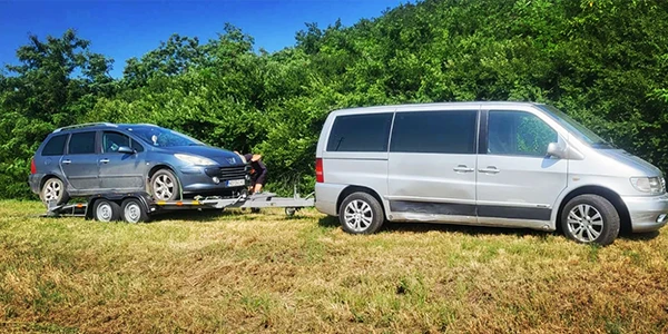 Šlep služba Šajkaš šlepovanje vozila sa polja